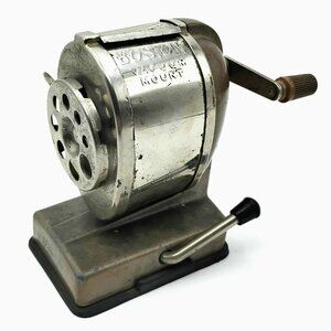 Vintage Pencil Sharpener Manual Hand Crank